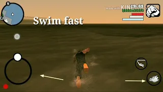 Gta san Andreas how to swim underwater