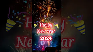 Happy New Year 2024 🥳 WhatsApp Status #whatsappstatus #shorts #ytshorts #newyear