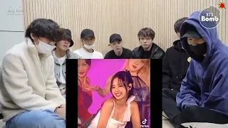 bts reaction jennie tiktok part27