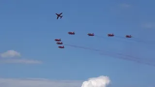 Luchtmachtdagen 2019 Red Arrows Final salute