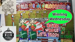 Winning Wednesday Christmas Style. Pa Lottery Scratch Tickets