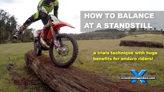 How to balance dirt bikes at a stand still!︱Cross Training Enduro