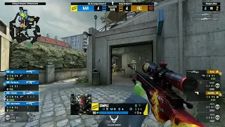 s1mple INSANE 4k to humble FORZE (insane wallbangs)