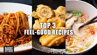 Recipes To Make You Happy...My Top 3 Feel-Good Foods ❤️❤️❤️ | #CookWithMe | Marion's Kitchen