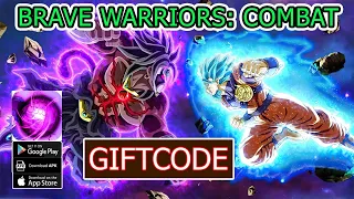 Brave Warriors Combat & 2 Giftcodes Gameplay - Dragon Ball RPG Android iOS APK