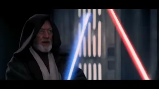 Obi Wan vs Darth Vader but i made it a bit Faster|Star Wars:A New Hope(duh)