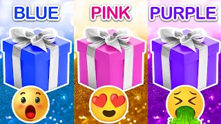 Choose your gift😍😍💖💖#3giftbox #pickonekickone #wouldyourather