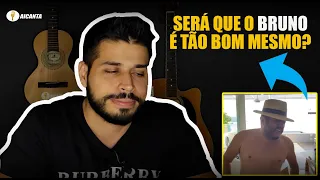 É tudo isso mesmo? - Reagindo ao BRUNO cantando FACAS voz e violão! - AiCanta!