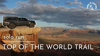 TOP OF THE WORLD TRAIL - MOAB, UTAH - POV - Solo Run w/ FLIPPAC