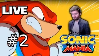 Sonic Mania Live: 100% Knuckles Playthrough - Part 2
