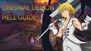 *FULL* How to beat *NEW* Death Match Boss Original Demon HELL! || The Seven Deadly Sins: Grand Cross