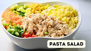 PASTA SALAD WITH CHICKEN/PASTA SALAD RECIPES