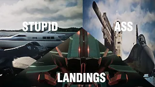 This Video Is About Stupid Landings in Ace Combat