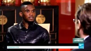 Samuel Eto'o en entretien exclusif sur FRANCE 24