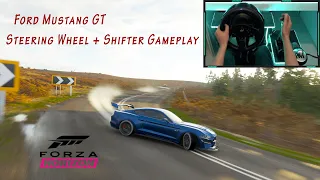 Ford Mustang GT Steering Wheel + Shifter Gameplay - Forza Horizon 4