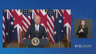 President Biden Delivers Brief Remarks About a National Security Initiative