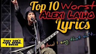 Top 10 Worst Alexi Laiho Lyrics - it's hilarious, believe me