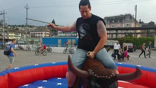 Bullriding für Events mieten Schweizweit