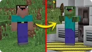 NOOB MINECRAFT VS NOOB TROLL TRANSFORMACIÓN MÁQUINA TROLL EVOLUCIONA EN MINECRAFT