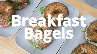 Start Your Day Right | 3 Delicious Breakfast Bagel Ideas