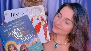 ASMR ORAÇÃO PAI NOSSO, SUSSURROS TAPPING PARA SONO PROFUNDO 🎄 LEITURA DE NATAL PRA DORMIR | 3 HORAS