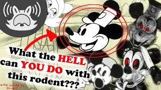 What the HELL is happening with Steamboat Willie Mickey rn?!?! -Raccoon Roundup