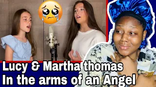 VOCAL COACH CRIED😢 reacting to LUCY & MARTHA THOMAS || In the Arms of an Angel (Sarah Mclachlan)