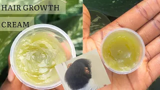 HOW TO MAKE NATURAL HAIR GROWTH CREAM | DIY HAIR CREAM FOR LONG AND THICK HAIR