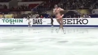 Daria Usacheva//The moment of injury before NHK Trophy