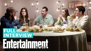 'Uncut Gems' Roundtable Interview With Adam Sandler, Idina Menzel & More | Entertainment Weekly