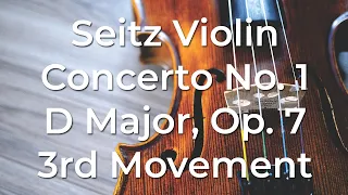 Seitz Violin Concerto No. 1 in D Major, Op. 7: 3rd Movement, Allegretto