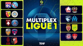 🔴 MULTIPLEX LIGUE 1 | LYON-STRASBOURG/LENS-MONTPELLIER/LILLE-NICE/METZ-PSG/TFC-BREST/LE HAC-OM...