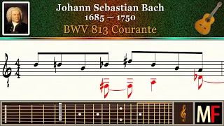 Bach BWV 813 Courante