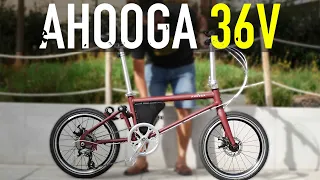 Ahooga 36V Review a FONDO bicicleta eléctrica plegable 🚴‍♀️