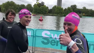Swim Serpentine 2018 - 6000 swimmers in Hyde Park, London.