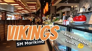 Vikings SM Marikina | January 2024 | Weekday Lunch | Longest Buffet Table?! #vikings #buffet #sm