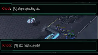 EUROPE'S #1 MAPHACKER - CHEATING TO GRANDMASTER - Starcraft 2