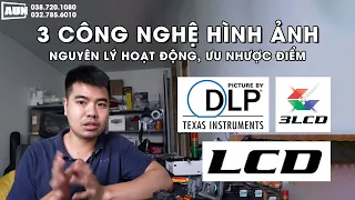 DLP, 3LCD, 1LCD - Cách hoạt động như thế nào, giải thích đơn giản về nguyên  lý