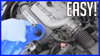 Engine Oil Replacement Honda Accord V6 2003–2007