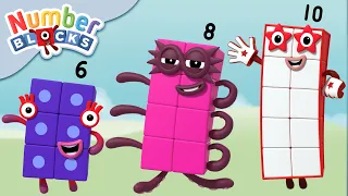 @Numberblocks- #BacktoSchool | Math Problem Solving with Numbers 6-10  | Learn to Count