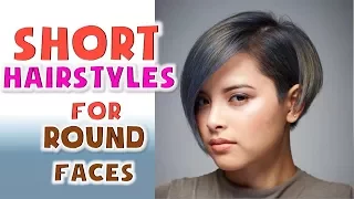 Short Hairstyles for Round Faces Women Ideas