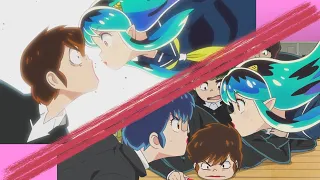 Ataru kisses Lum ... and Ryuunosuke kisses Lum???!!!  0_o  "Urusei Yatsura 2022" - うる星やつら