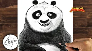 How to Draw Kung Fu Panda Po Step by Step