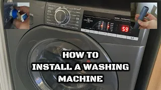How to install a Washing Machine: 1 Minute Tutorial