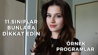 11.SINIF ÖRNEK ÇALIŞMA PROGRAMI | TYT-AYT Dengesi Nasıl Olmalı? #yks