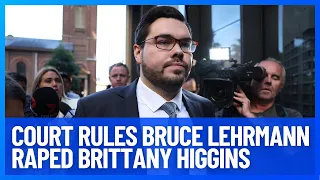 Court Rules Bruce Lehrmann Raped Brittany Higgins | 10 News First