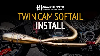 Sawicki Speed Harley Twin Cam Softail Exhaust Install Instructions