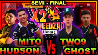 TWO9 e GHOST vs MITO e HUDSON AMORIM 2X2 DO WEEDZAO