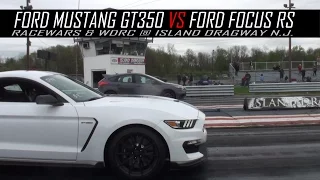 Ford Mustang GT350 vs Ford Focus RS