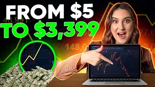 FOREX TRADING STRATEGIES | FROM $5 TO $3,399 (IN 15 MIN)